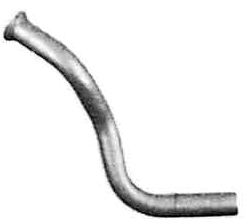Труба приймальна (штани) глушника, передня Fiat Ducato (290) (Фіат Дукато)
