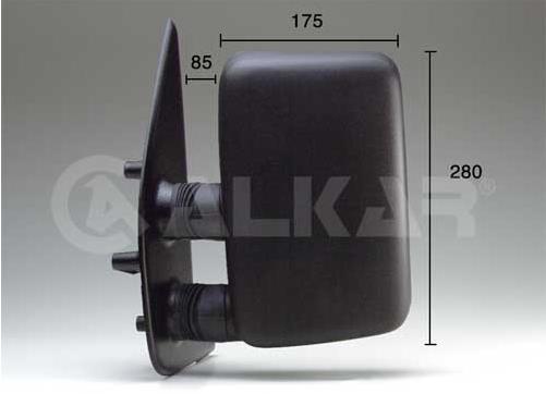 Дзеркало праве 9251961 Alkar