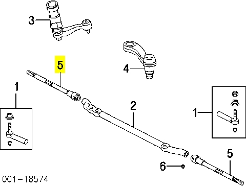 Тяга рульова 26059210 Opel