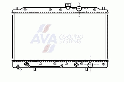 Радіатор охолодження двигуна MT2087 AVA