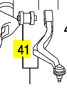 Сайлентблок переднього важеля GP9A34460A Mazda