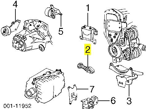 Подушка (опора) двигуна ліва/права 22145939 General Motors