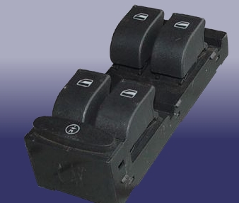 Кнопковий блок керування склопідіймачами передній лівий Chery Amulet (A15) (Чері Амулет)