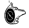 Емблема решітки радіатора Opel Astra G (F69) (Опель Астра)