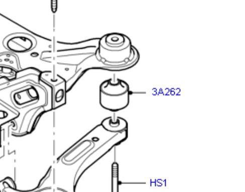 Сайлентблок переднього нижнього важеля 4540787 Ford