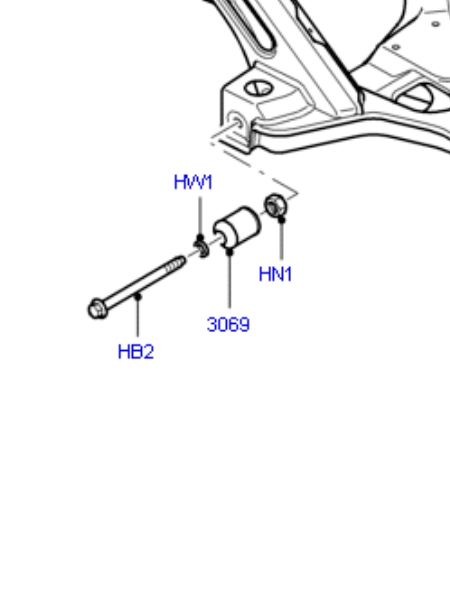 С/блок нижнього важеля Ford 4131788