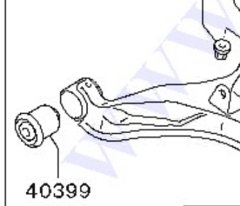 Купити MR992256 Mitsubishi Сайлентблок передньої підвіски