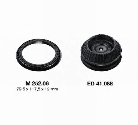 Подушка амортизатора переднього SNR KB65205