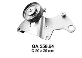 Натяжний ролик SNR GA35864 ціна, від 18.19 USD