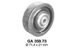 GA35973 SNR ролик приводного ременя, паразитний