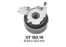 Ролик натягувача ременя ГРМ GT35318 SNR