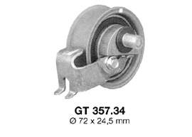 Ролик натягувача ременя ГРМ GT35734 SNR