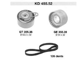 KD45552 SNR Ремінь ГРМ, комплект