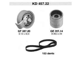 Комплект ГРМ SNR KD45722 ціна, від 74.90 USD