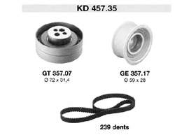 KD45735 SNR Ремінь ГРМ, комплект