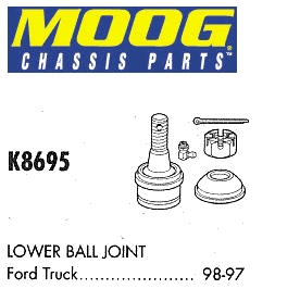 K8695T Moog Кульові на авто