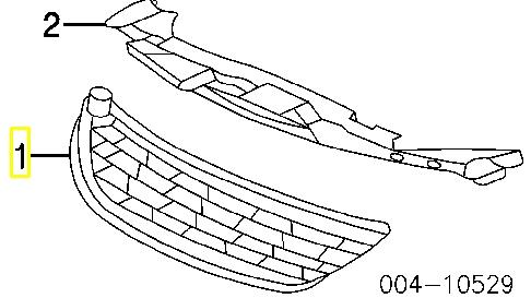 Решітка радіатора 04857934AB Chrysler