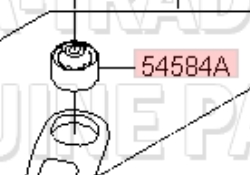 545841J000 Hyundai/Kia Сайлентблок переднього нижнього важеля