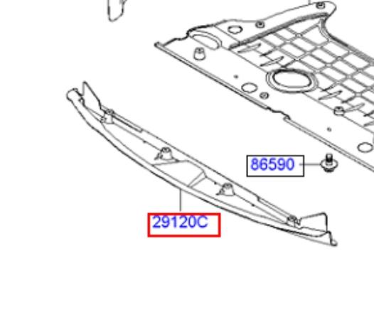 Захист ДВС Hyundai/Kia 291203K105 ціна, від 22.80 USD