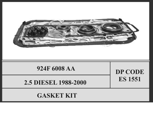 Комплект прокладок двигуна, повний Ford Transit IV фургон (E) (1994 - 2000) ціна, від 157.55 USD