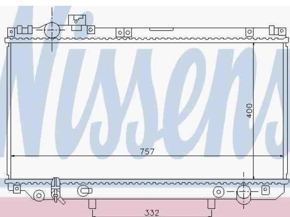 Радіатор основний Denso 2213162 ціна, від 71.81 USD