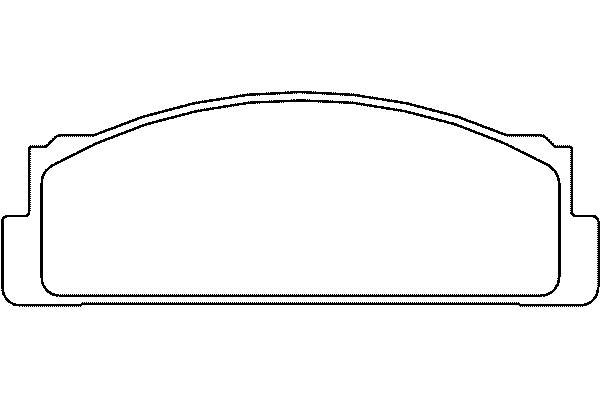 Колодки гальмівні передні, дискові T0616 HELLA-PAGID