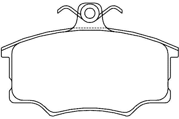 Передні тормозні колодки T5003 HELLA-PAGID