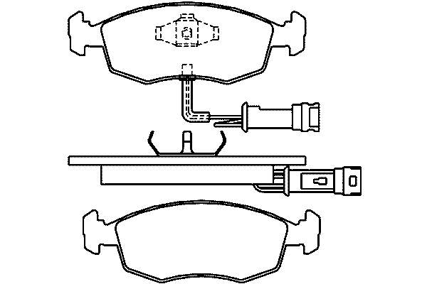 Тормозні колодки HELLA-PAGID T1006