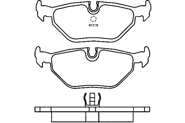 Купити T1027 HELLA-PAGID Задні колодки