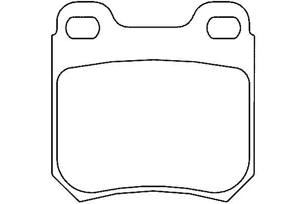 T1016 HELLA-PAGID колодки гальмові задні, дискові