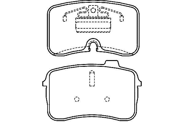 Колодки гальмівні передні, дискові T1128 HELLA-PAGID