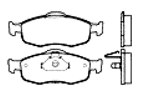 Гальмівні колодки HELLA-PAGID T1062 ціна, від 16.50 USD