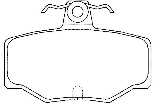 Купити T5064 HELLA-PAGID Задні колодки