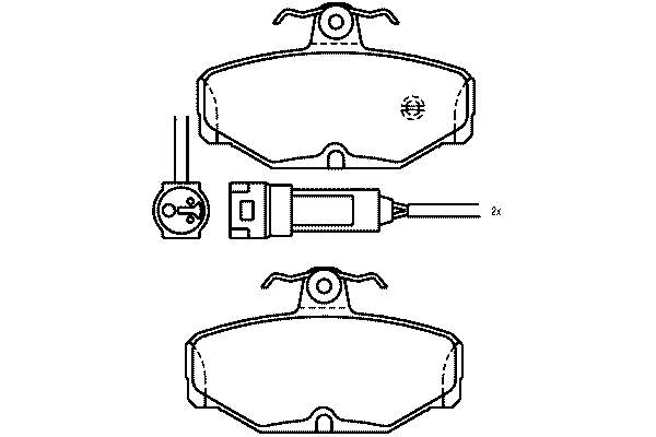 Купити T5007 HELLA-PAGID Задні колодки