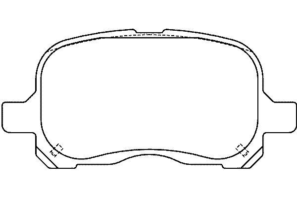 Гальмівні колодки HELLA-PAGID T1229 ціна, від 15.37 USD
