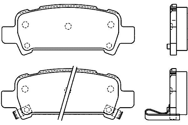 Задні гальмівні колодки HELLA-PAGID T1244 ціна, від 14.78 USD