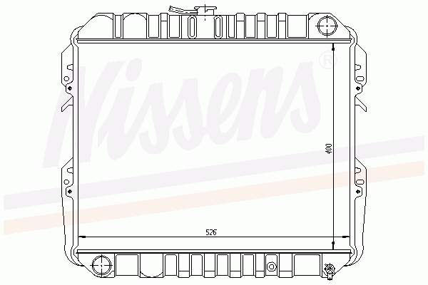 Радіатор 64728 Nissens