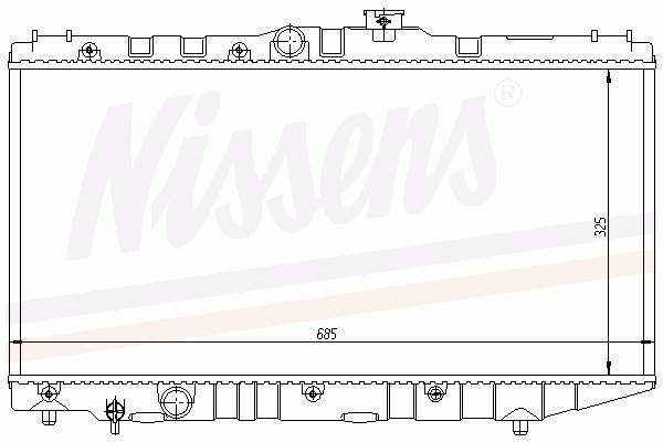 Радіатор основний Nissens 64718 ціна, від 51.33 USD