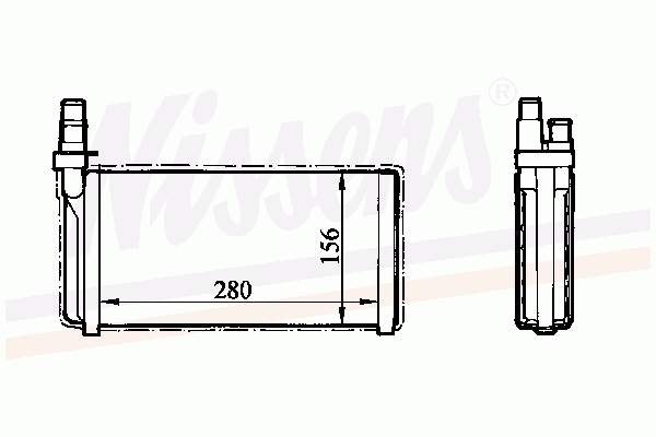Радіатор пічки (обігрівача) Fiat/Alfa/Lancia 0060805074 ціна, від 28.09 USD
