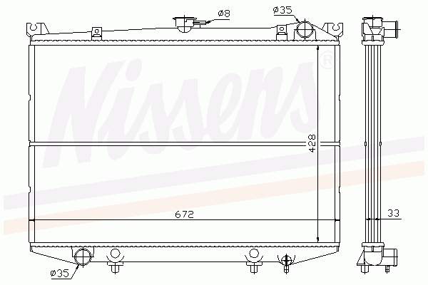 Радіатор D71028TT Thermotec