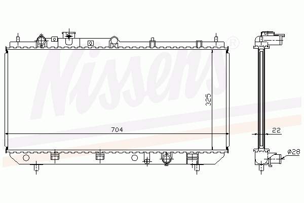 Купити ZL0515200 Mazda Радіатор двигуна