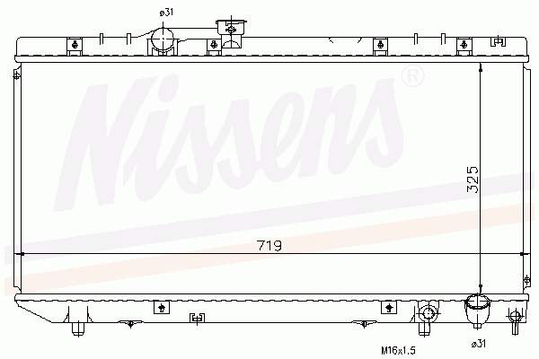 Радіатор 64775 Nissens