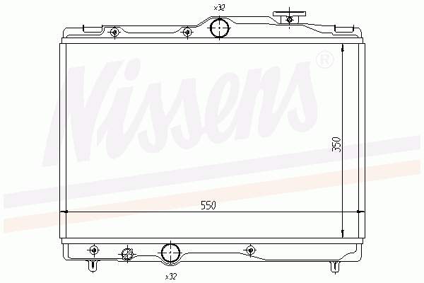 Радіатор основний Nissens 64839 ціна, від 66.02 USD