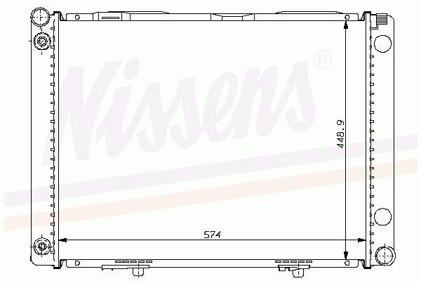 Радіатор охолодження Nissens 62766A