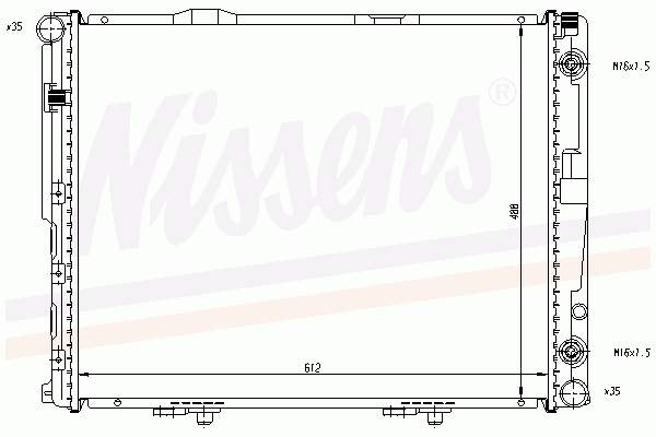 Радіатор основний Mercedes A1245003203 ціна, від 171.93 USD