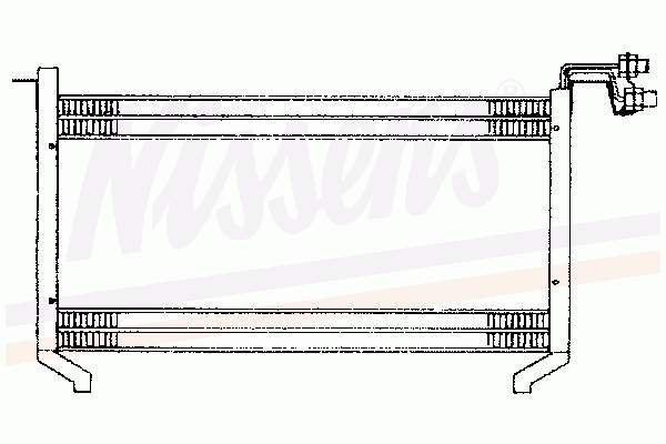 Радіатор кондиціонера 94088 Nissens