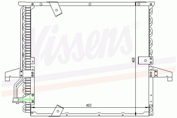 Конденсатор кондиціонера Nissens 94166 ціна, від 48.50 USD