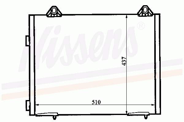 Конденсатор кондиціонера Nissens 94327 ціна, від 74.36 USD
