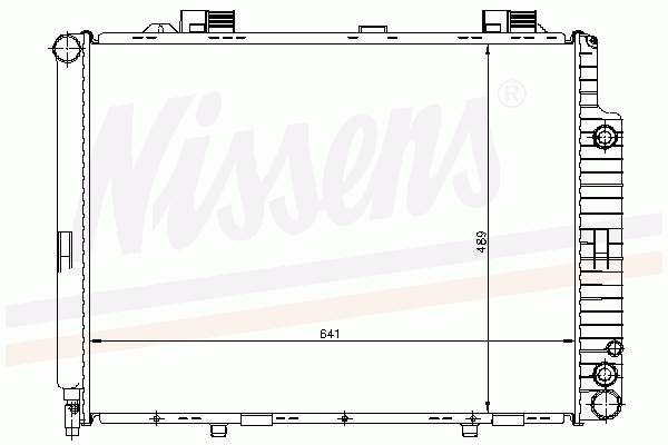 62691A Nissens Радіатор охолодження двигуна