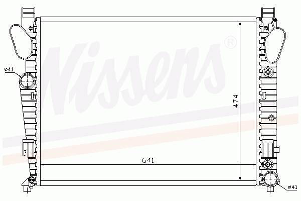 Радіатор 62774 Nissens